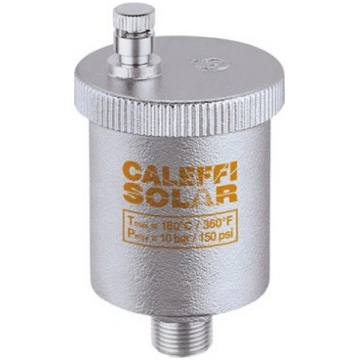 VALVOLA SFOGO ARIA SOLAR 3/8 senza rub. Caleffi