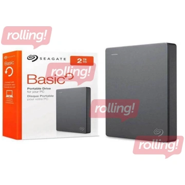 Seagate Basic external Hard drive, 2TB, USB 3.0