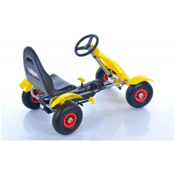 Velokart (Velomobile) Go-Kart F618 Yellow (4-10 ye