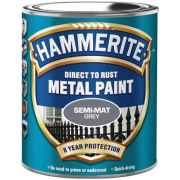 Hammerite Silkemat - Grå - 750 ml