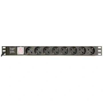 Gembird Power strip rack 8 x German Socket 3M EG-P