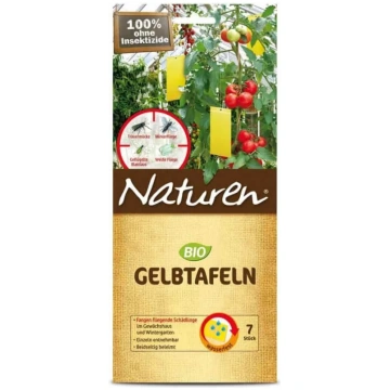 Dzeltenās līmlentes pret mušām, 7 gab. Naturen