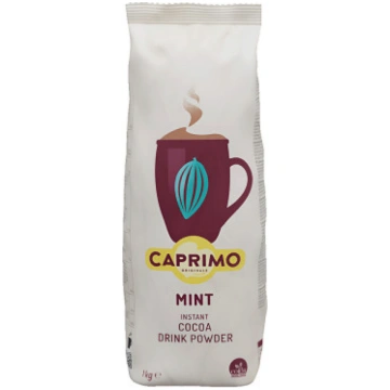 Šķīstošais cappuccino pulveris ar piparmētru garšu