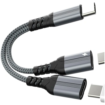 USB-C-Kopfhörer-Adapter, Splitter, Typ-C-Aux-Audio