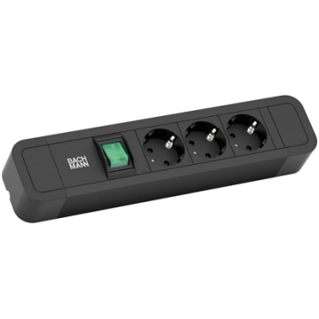 Bachmann PRIMO2 socket strip 3x earthing contact,