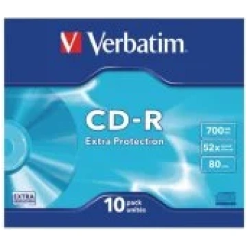 Verbatim CD-R 700MB x52 Extra Protection Slim Cake