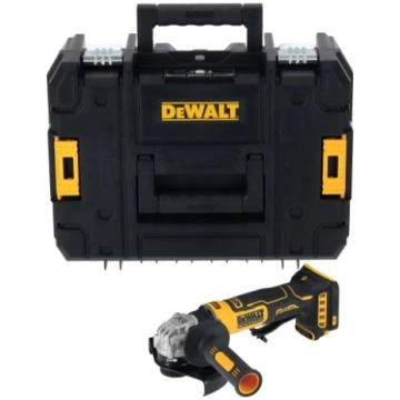 DeWALT lenķa slīpmašīna BODYGRIP 125mm 18V TSTAK, 