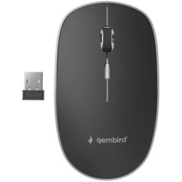 MOUSE USB OPTICAL WRL BLACK/SILENT MUSW-4BS-01 GEM