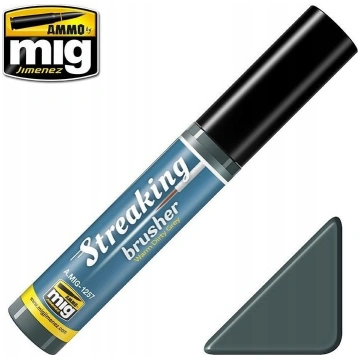 Vallejo Ammo: Streaking Brusher - Warm Dirty Grey 
