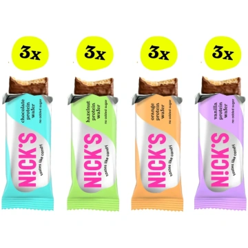 Protein Wafer Mixed proteīna vafele 12 gab. kastē 