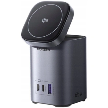 Ugreen sieciowa UGREEN X555 USB-A, 2xUSB-C 65W GaN