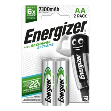 ENERGIZER lādējamās baterijas Extreme AA 2300mAh B