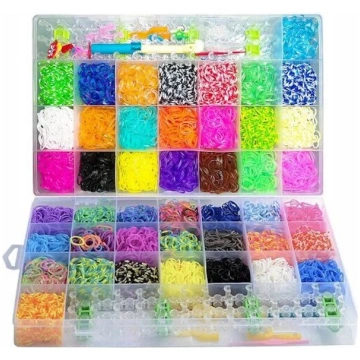 Rotaļlietas Kiddyz 4400pcs Bracelet Making Kit Rub