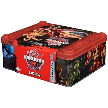 Bakugan - kolekcinė skardinė su figūrėlėmis ir kor