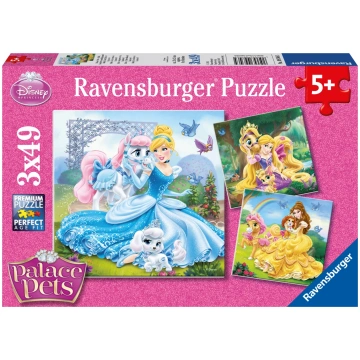 "RAVENSBURGER puzles ""Belle, Cinderella and Raipo