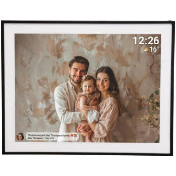 Denver photo frame with FRAMEO 19" 32GB black PFF-