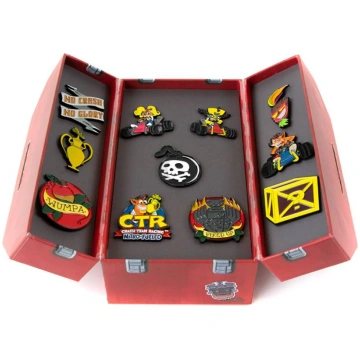 Crash Team Racing Toolbox Pin Badge Set 5056280406