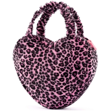 Gloveleya 6-inch Fashion Baby Girls Leopard Handba