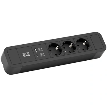 Bachmann PRIMO2 socket strip 3x earthing contact, 