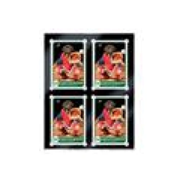 UP - 130PT 4-Card Black Border UV ONE-TOUCH Magnet