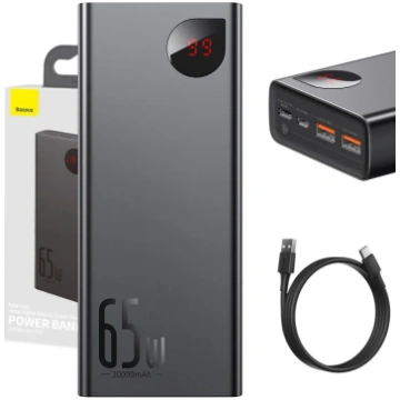 Baseus Adaman Metal Powerbank 20000mAh PD QC 3.0 6