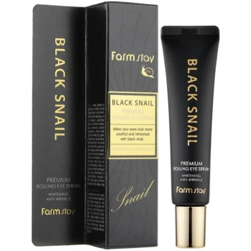 FarmStay Black Snail Premium Rolling Eye Serum 25m