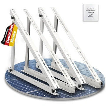 Saules paneļu kronšteins, 114 cm, 2 pāru saules pa